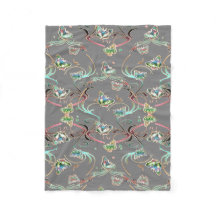 Schmetterlinge Verzierungen Grau