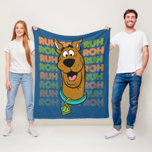 Cobertor De Velo Scooby-Doo Ruh Roh