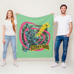 Cobertor De Velo Scooby-Doo Zoinks Punk Guitar Graphic