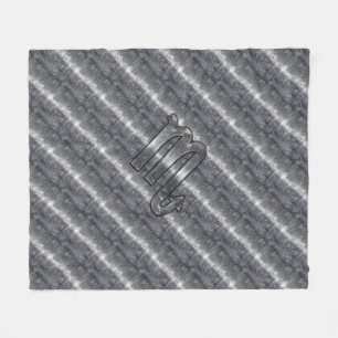 Cobertor De Velo Scorpio Zodiac - Sinal de Grunge - Estilo de Color