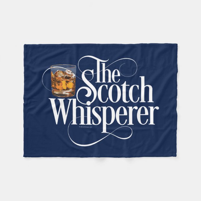 Cobertor De Velo Scotch Whisperer Fleece Blanket (Frente (Horizontal))