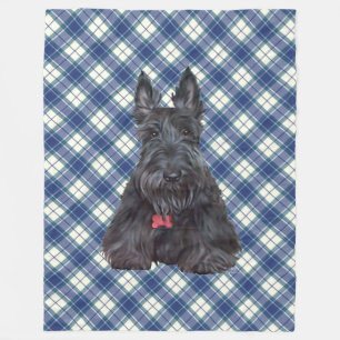 Cobertor De Velo Scottie em Tartan