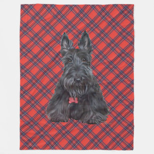 Cobertor De Velo Scottie em Tartan