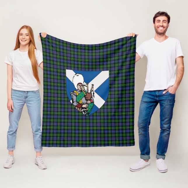 Cobertor De Velo Scotts Baillie caçando Xadrez de Tartan (In Situ)