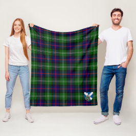 Cobertor De Velo Scotts Sutherland Weathered Tartan Xadrez