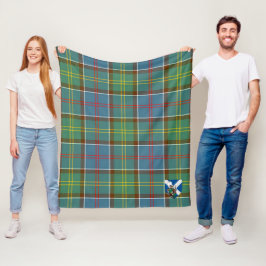 Cobertor De Velo Scotts Whitelaw Antiga Xadrez Tartan