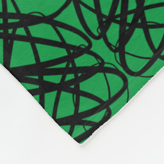 Cobertor De Velo Scribble Simples | Revestimento Espelhado | Verde  (Quina)