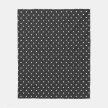 Seamless black and white polka dot pattern 