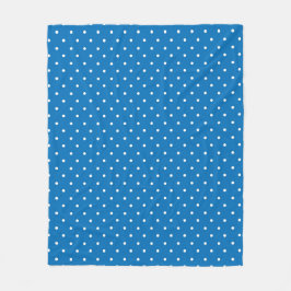 Cobertor De Velo Seamless blue background polka dot pattern 