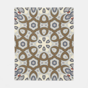 Cobertor De Velo Seamless circular vintage pattern. Colored decorat