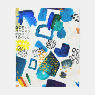 Cobertor De Velo Seamless pattern made by hand drawn paint strokes.