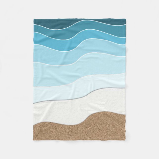 Cobertor De Velo Seashore Fleece Blanket (Frente)