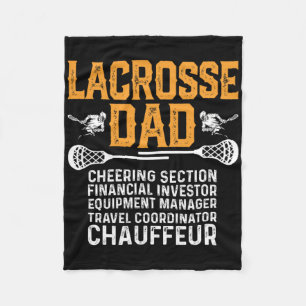 Cobertor De Velo Seção de Torcida de Lacrosse Pai Investidor Financ