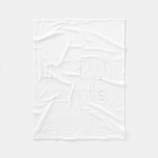 Cobertor De Velo Segundo grau De West Creek Hs Clarksville Tn Retro (Frente)