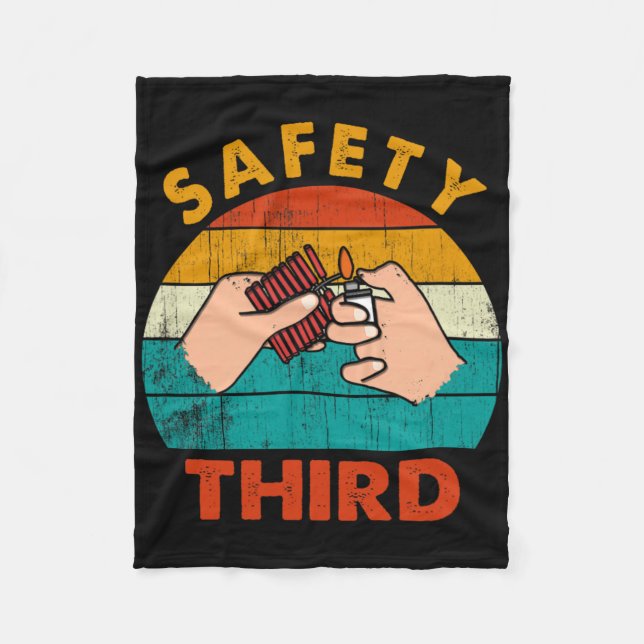 Cobertor De Velo Segurança de Fireworks Segurança de Firecrackers T (Frente)