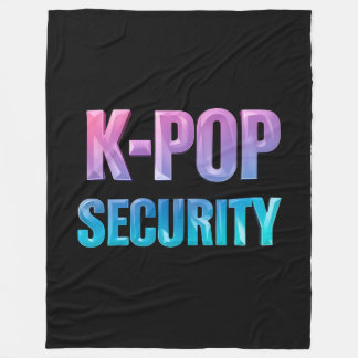 Cobertor De Velo Segurança do K-Pop Concerto de Música Pop Coreana