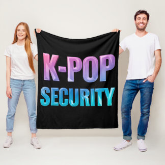 Cobertor De Velo Segurança do K-Pop Concerto de Música Pop Coreana