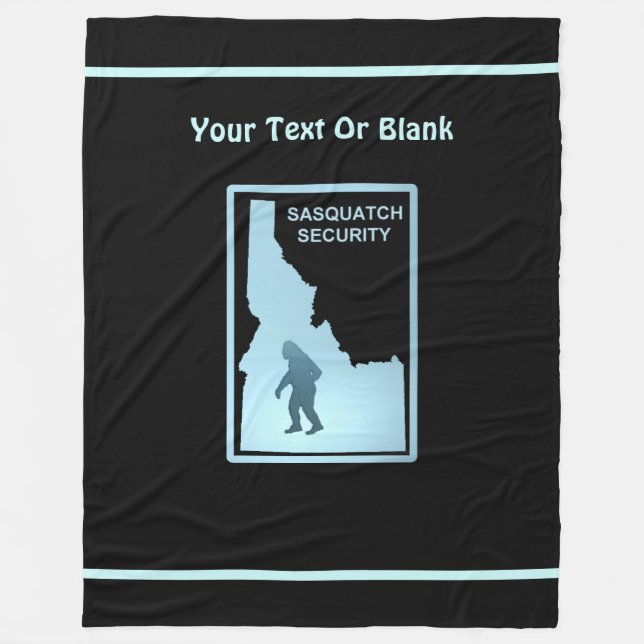 Cobertor De Velo Segurança Sasquatch - Idaho (Frente)