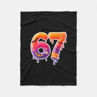 Cobertor De Velo Seis Sete 67 6 7 Design de Meme Divertido Gota de