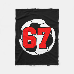 Cobertor De Velo Seis Sete 67 Futebol 6 7 Meme Divertido 6-7 Geraçã