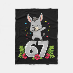 Cobertor De Velo Seis Sete Meme Dabbing Bebê 67 Engraçado Gen Z Aph