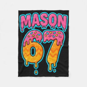 Cobertor De Velo Seis Sete Meme Mason 67 Sorvete Gotejamento Engraç