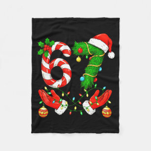 Cobertor De Velo Seis Sete Meme Natal 67 Papai Noel Natal Divertido