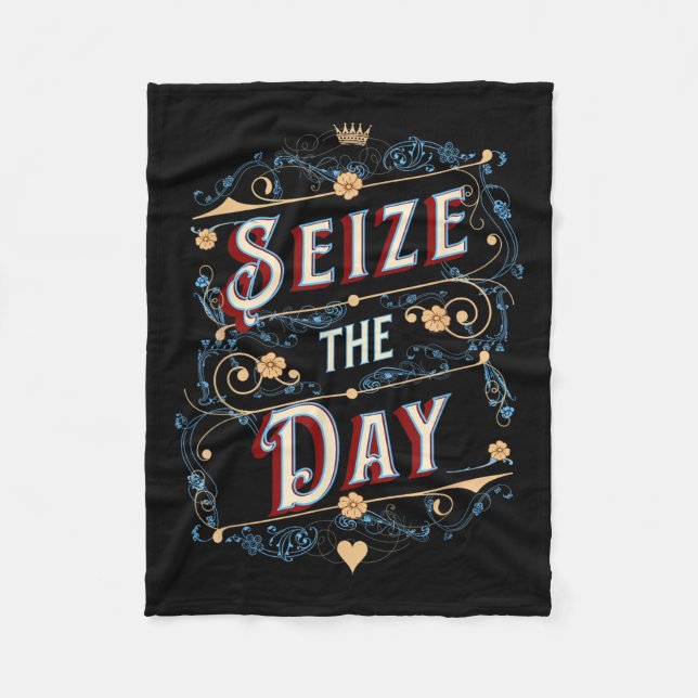 Cobertor De Velo Seize The Day  (Frente)