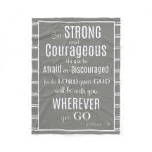 Seja cinzas/branco fortes & corajosos (de Joshua)