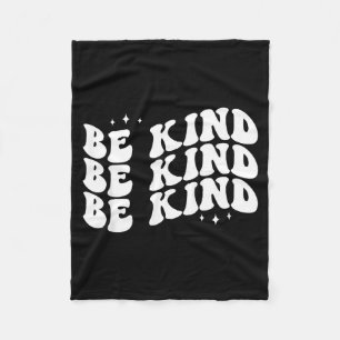 Cobertor De Velo Seja gentil amor minimalista bondade positivo