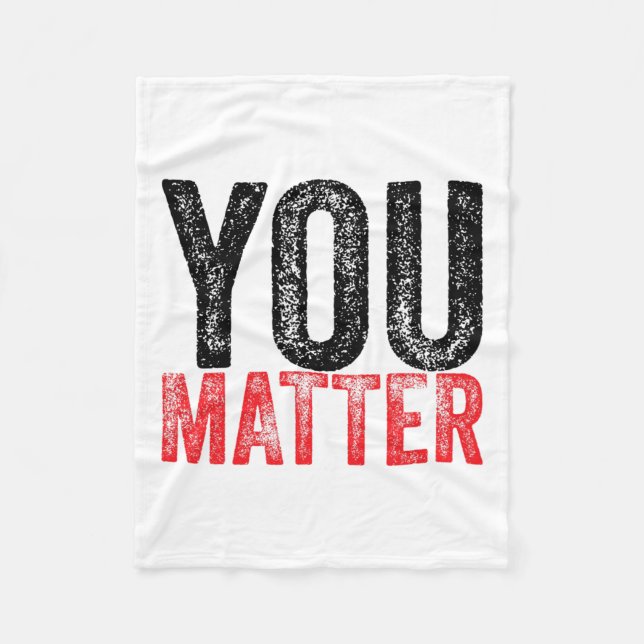 Cobertor De Velo Seja gentil com a saúde mental e o seu problema (Frente)