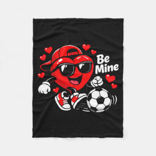 Cobertor De Velo Seja Meu Futebol Dia dos Namorados Coração Jogador
