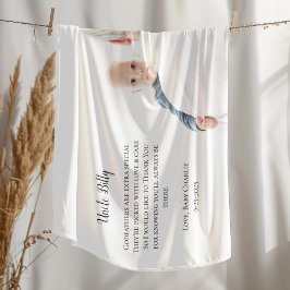 Cobertor De Velo Seja Meu padrinho Obrigado Foto