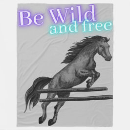 Cobertor De Velo Seja selvagem e livre