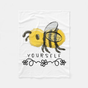 Cobertor De Velo Seja uma Abelha Bumblebee Fofa