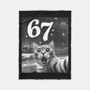 Cobertor De Velo Selfie de Gato Com 67 Meme Gatos Engraçados Gráfic