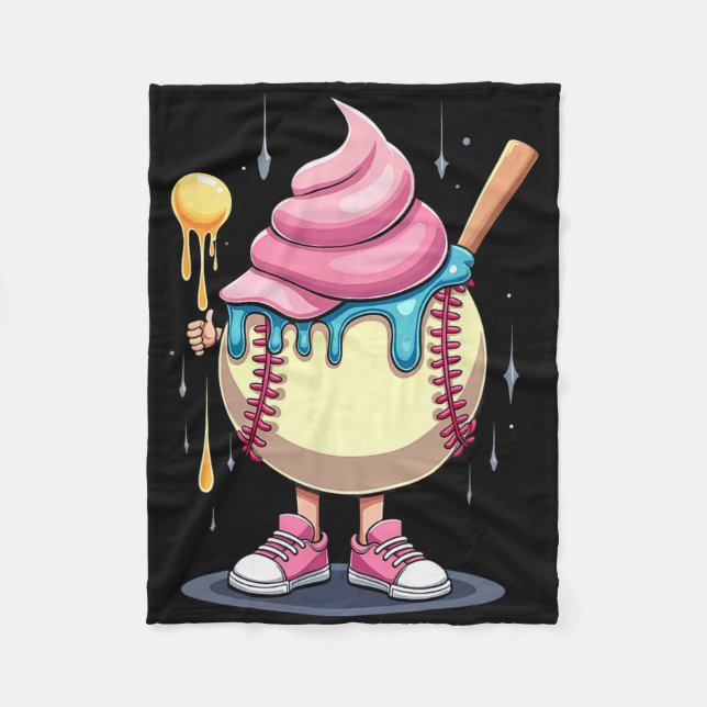 Cobertor De Velo Sell Ice Cream Drip _5  (Frente)