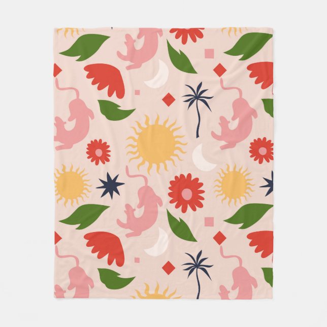 Cobertor De Velo Selva Celestial (Frente)