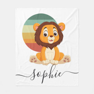 Cobertor De Velo Selva Selvagem Safari Blanket