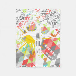 Cobertor De Velo Selvagem e Livre Você É Meu Sol