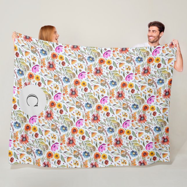 Cobertor De Velo Selvagens de Primavera personalizadas e Hedgehogs  (In Situ)