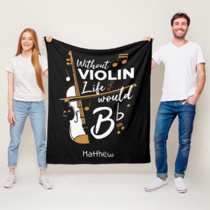 Cobertor De Velo Sem A Vida Violina Seria Um Forte Violinista Perso