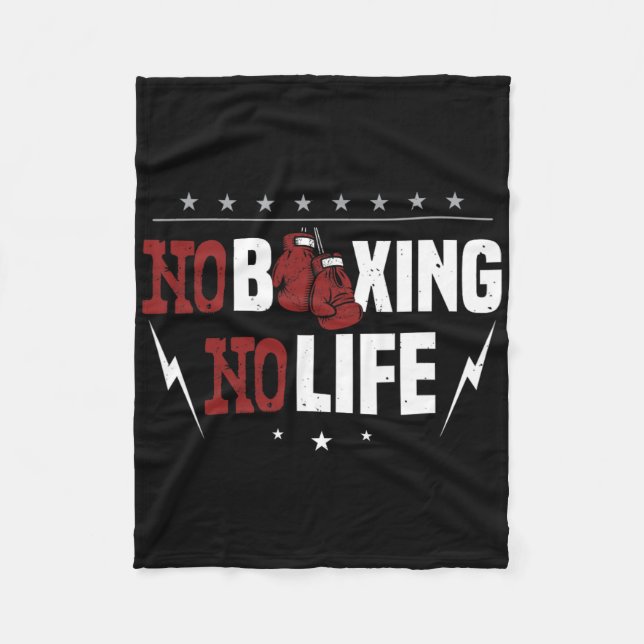 Cobertor De Velo Sem Boxing Sem Vida Para Um Boxer (Frente)