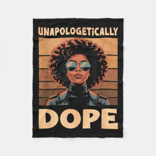 Cobertor De Velo Sem desculpas Afro Mulher Vintage 70s