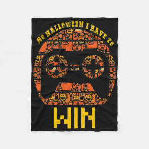 Cobertor De Velo Sem Halloween Tenho Que Ganhar Vintage Video Game 