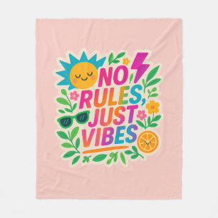Cobertor De Velo Sem Regras Apenas Vibes - Gradiente Neon Kawaii-Pu