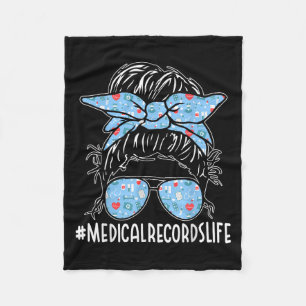 Cobertor De Velo Semana de Reconhecimento de Registros Médicos Mulh