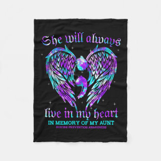 Cobertor De Velo Sempre No Meu Coração Minha Tia Prevenção Suicida