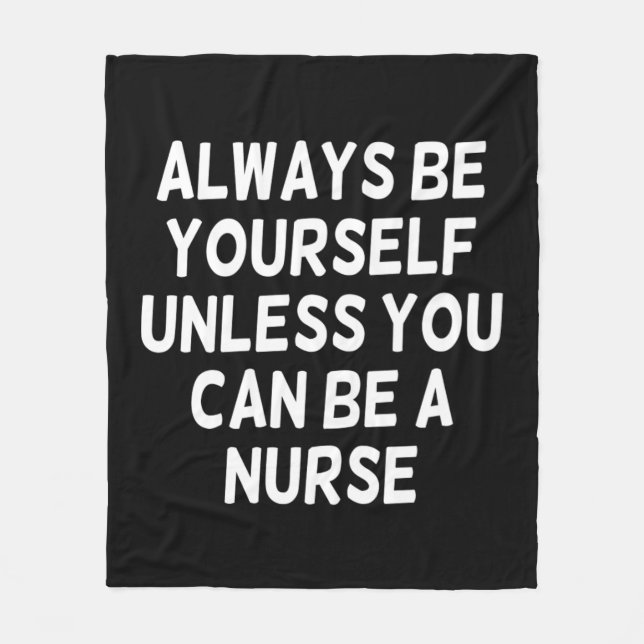 Cobertor De Velo Sempre Seja Você Mesmo A Menos Que Possa Ser Enfer (Frente)