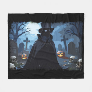 Cobertor De Velo Senhor do Corvo - Design Gótico de Halloween